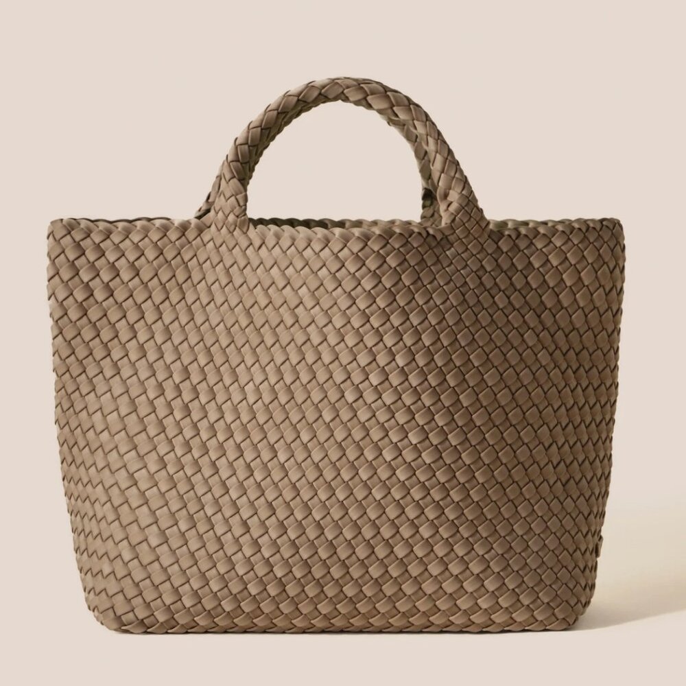 Naghedi St. Barths Medium Tote-Cashmere (with matching pouch)